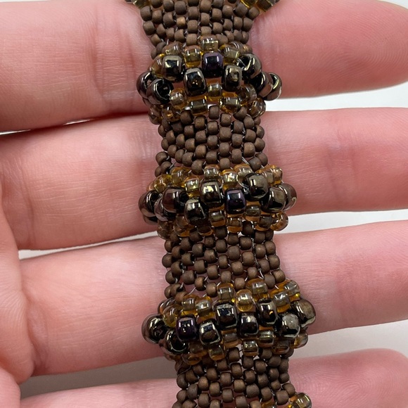 Beautiful Vintage Handmade Beaded Bracelet Lot of 3 - Picture 8 of 8